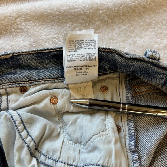 Mother The Tomcat Women's Jeans Size 27 The Confession Wash Distressed Blue - Picture 15 of 16